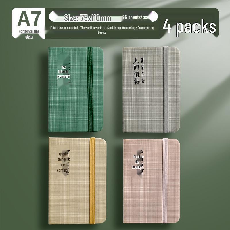 A7 Mini Pocket-Sized Notebook: Portable, Simple, and Perfect for Students