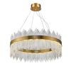 Delhi Crystal Rods - Chandelier 60cm 3000K LED 35W, Gold