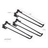 3x Folding Furniture Legs Metal Table Legs for Coffee Tables DIY Making