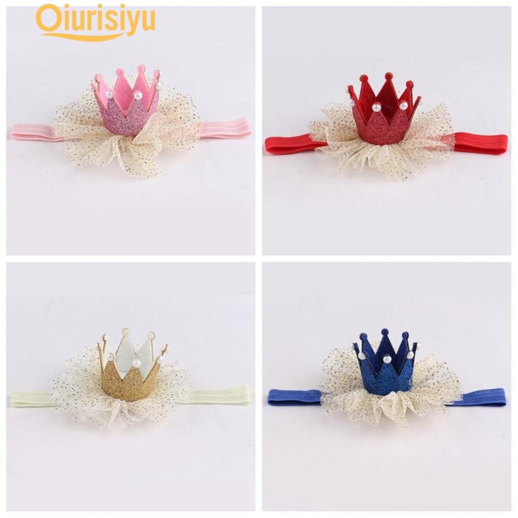 Girl Toddler Lace Crown Hair Band Headwear Headband Accessories Lady Favorite