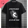 Lustiges Breakdance Grafik-T-Shirt Mit Breakdance-Buchstabendruck 100% Baumwolle Kurzarm Rundhalsausschnitt Design Für Freizeitkleidung