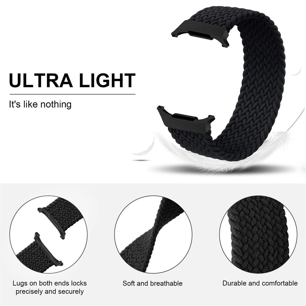 Braided Solo Loop for Samsung Galaxy Watch Ultra Strap 47mm Accessories Sport Nylon Belt Bracelet Galaxy Watch 7 Ultra Band 47mm