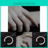 Humulus Lupulus Open Ring Adjustable Plant Index Finger Rings Gift Decoration