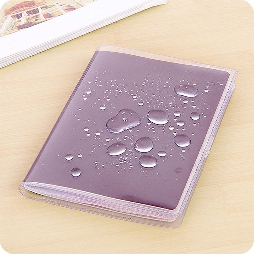 Organizer Travel Protector Waterproof ID Card Protective Case Transparent Passport Case Holder