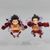11Cm 5Stk/Set Q Version von Schelmischem Ruffy Lustiges One Piece Gear 4 Ruffy Anime Figuren PVC Modell Spielzeug Desktop Auto Montiertes Ornament
