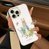 Cute R-Rabbit P-Peter Phone Case For iPhone 17,16,15,14,13,12,11 Plus,Pro Max,XS,white silver phone case