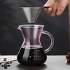POKALOTEA Pink Drip Coffee No Paper Coffee Filter Reusable Stainless Steel Microwave Graduations Included Server, 500ml, Required, Filter,