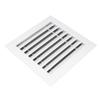 10x10 Inch Vent Cover Fixed Louver Aluminum Alloy Ceiling Sidewall Air Supply Register for Kitchen Bathroom Office