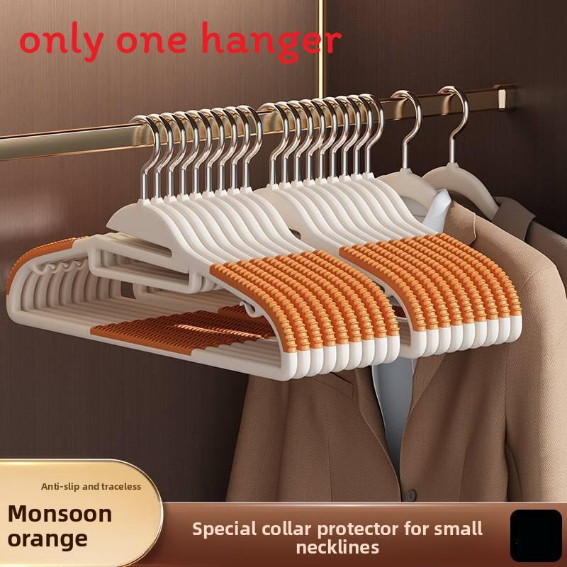 Durable Plastic Clothes Holders With Thickened Edges And Antislip Surface For Home Wardrobe