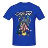 Unisex Cool Gorillaz T Shirt Vintage Big Size Cotton Sleeve Shirt Unisex