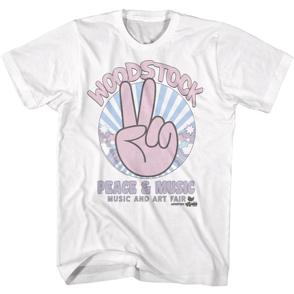 Woodstock 1969 Peace Music & Art Fair Men's T Shirt Rock & Soul Music Merch