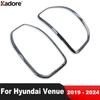 Rear Tail Light Lamp Cover Trim For Hyundai Venue      2024 Carbon Car Taillight Frame Trims Accessories