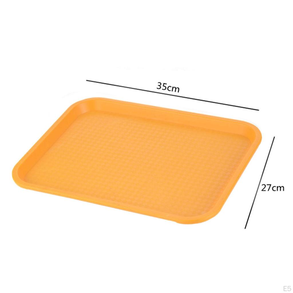 Serving Tray Platter Office Living Room Versatile Party Tea Rectangular Makeup