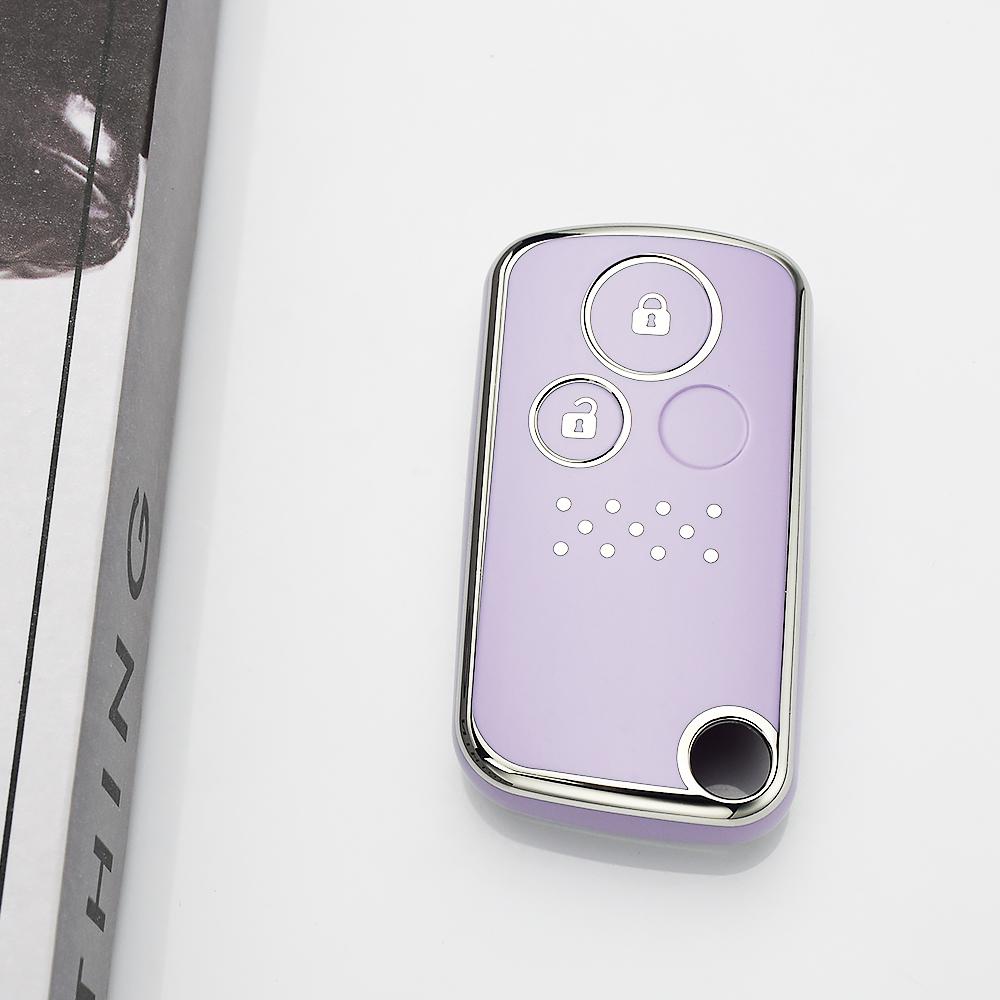 For Honda Freed Spike Step WGN RG1 Spada CRZ CRV Fit Shuttle Fried TPU Shell Holder Car Key Fob Case Cover Accessories