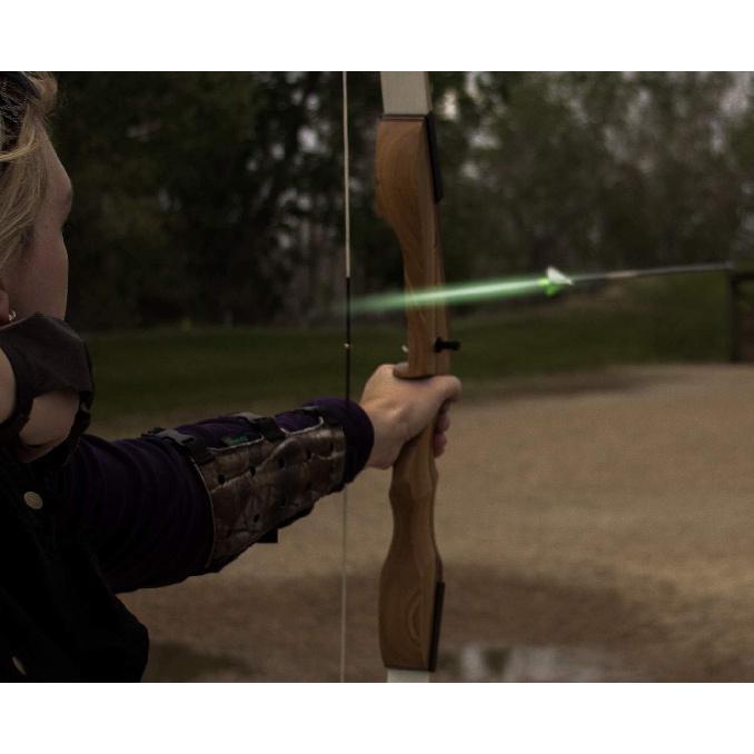 6PCS S Led Lighted Nocks for Arrows with .244"/6.2mm Inside Diameter,Screwdriver Included