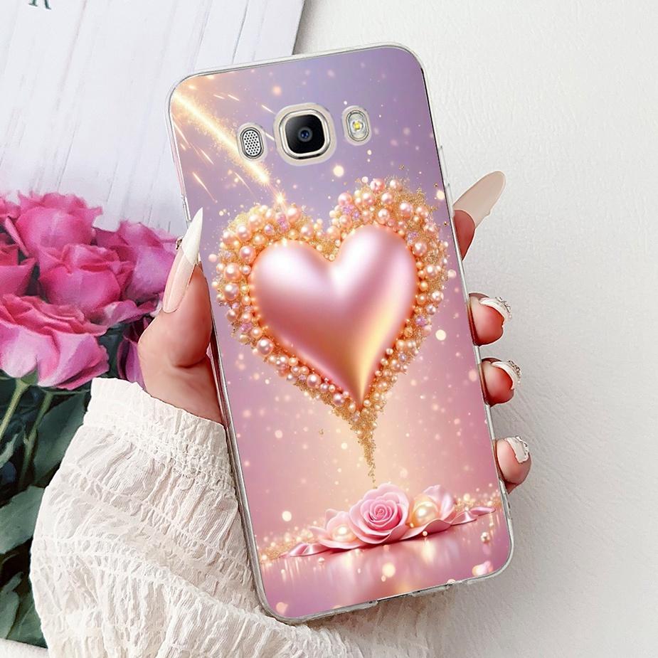 For Samsung Galaxy J5 2016 Case SM-J510F New Luxury Painted Cover Soft Silicone Phone Case For Samsung J3 J5 J7 2016 Fundas Capa