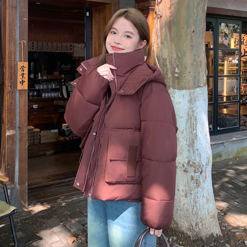 

Новая зимняя утолщенная хлопковая одежда, универсальное свободное пальто-пуховик в корейском стиле, хлопковая куртка, куртка для защиты от холода XXL