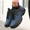 Men's Hiking Shoes Outdoor Camping Waterproof Wear-resistant Work Shoes Anti Slip Breathable Lace Up Training Men's Sneakers
