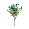  Simulation Flower Artificial Flower With Flexible Iron Wire for Tabletop Bookshelf Display Wedding Decoration