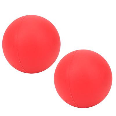 2 Stück Silikongel Massageball Yoga Fitnessball zur Schmerzlinderung Stressabbau Triggerpunkttherapie Rot