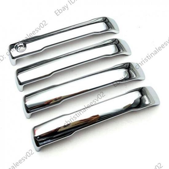 Car Door Outside Handles Chrome Trim Cover Fits Toyota Tundra & Tacoma & Sequoia