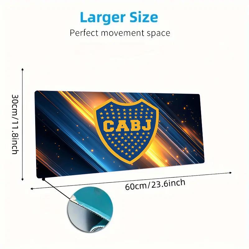 Club Atletico Boca Juniors Print  Cushion Non-slip Laptop Tablet Big Mousepad XXL Mat Mini PC Playmat With Lock edge
