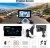 Auometo 5 Inch Motorcycle Display Audio for Bike Navigation Bike Smart Monitor Wireless CarPlay