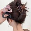Small Hair Claw Clips Women Girls Square High Ponytail Clip Clamp Korean Simple Matte Non Slip Hair Styling Accessories