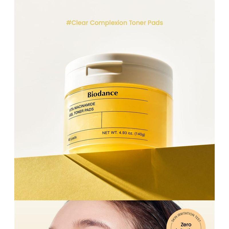 Biodance Vita Niacinamide Gel Toner Pads