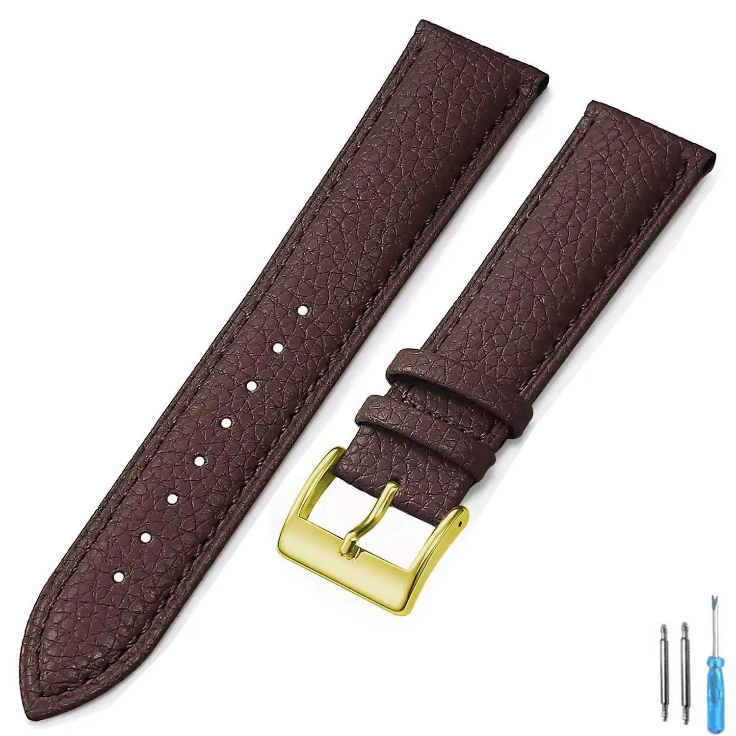 Genuine Genuine Leather Watch Band 16Mm