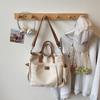 2026 Women's Large Capacity Canvas Tote: Versatile, Fashionable Handheld Shoulder Bag for Commuting