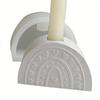 Candlestick Molds Candlestick Stand Rainbow Bridge Shaped for Decoration Crafts Aesthetic Home Clay Craft
