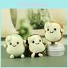 Charming Plush Sandwich Keychain Fluffy Bread Stuffed Toy Perfect For Kids