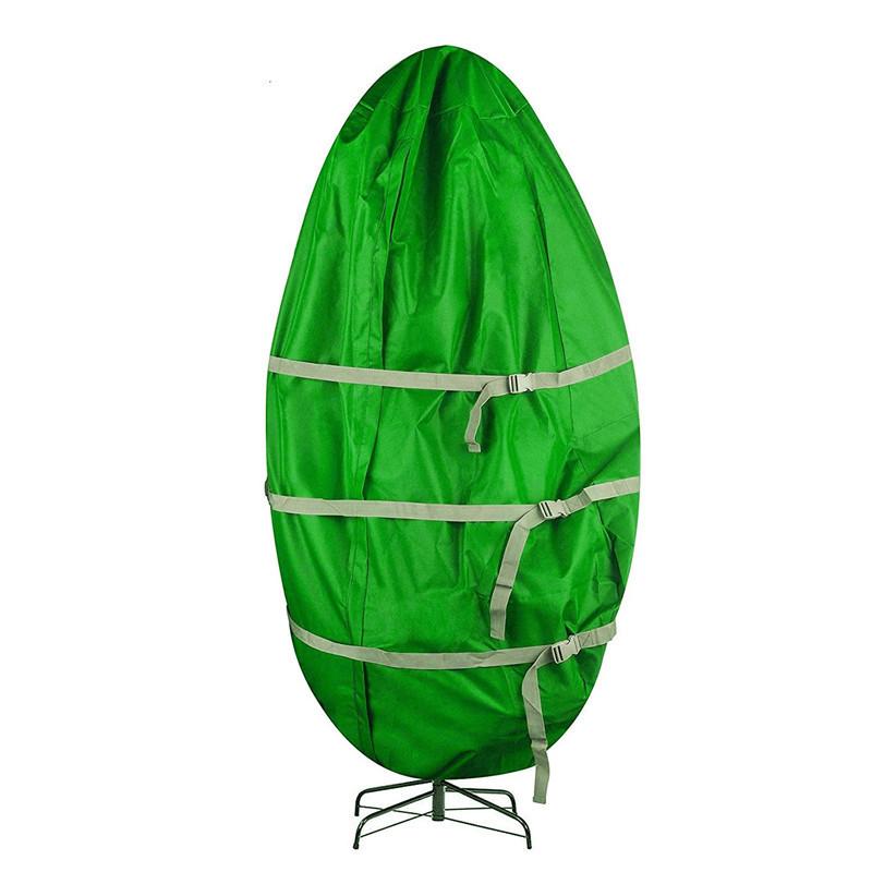 Upright Christmas Tree Storage Bag, Fits Up To 9 Ft Tall Artificial Tree,210D Oxford Cloth Xmas Bag with Buckle Straps and Cinch