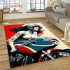 Motocross Motorcycle Modern Rug Carpet for Living Room Bedroom Home Decor,Floor Mat Non-slip Decoration for Sofa Kitchen doormat