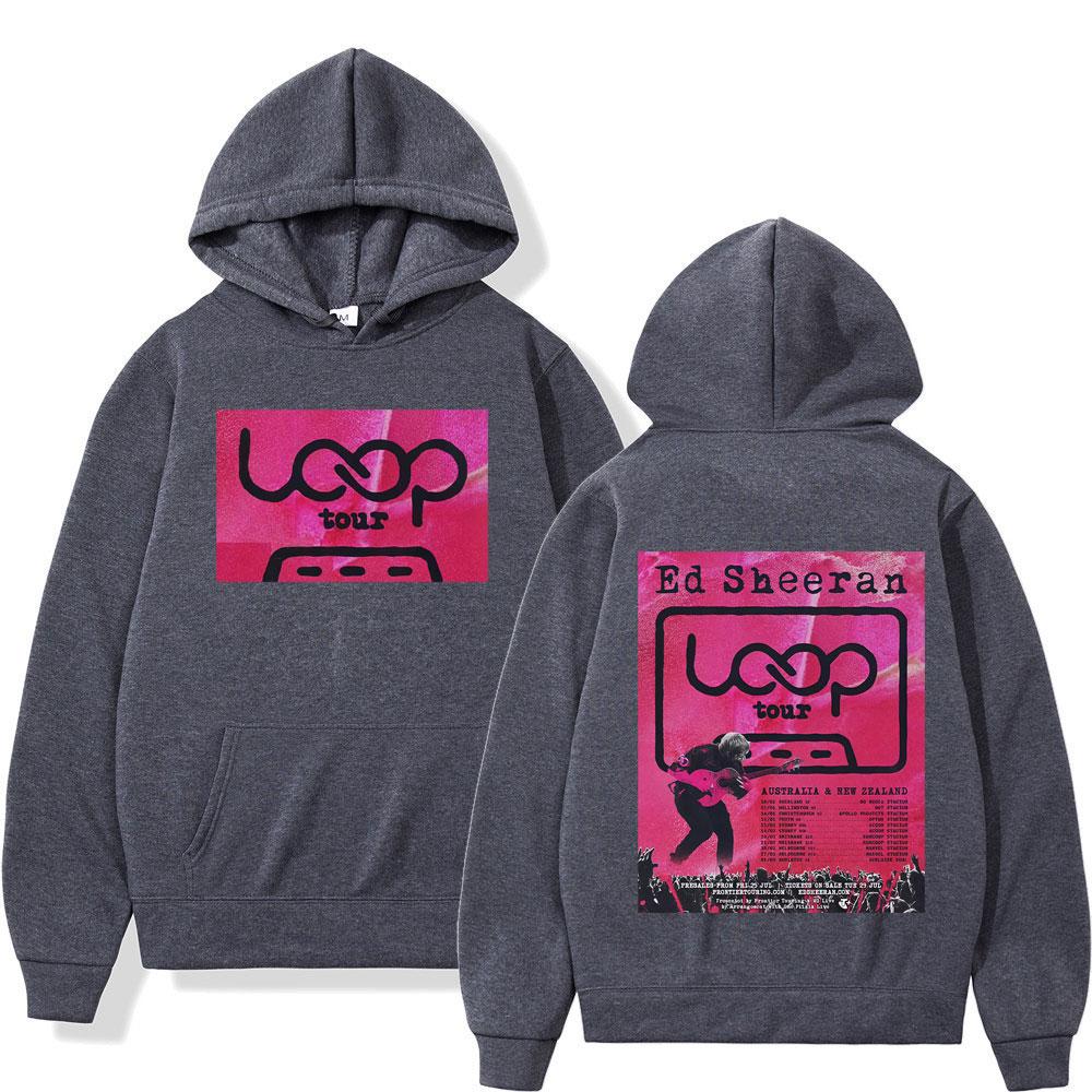 Ed Sheeran Loop Tour Australia and Zealand 2026 Tour Hoodie Unisex Fashion Pullover Casual,oversized Hip-hop Sportswear