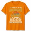 21st Birthday Vintage Unisex T Shirt 2005 Limited Edition Retro Gift Party