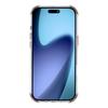 For iPhone 17 Air Magnetic Clear Case Shockproof Hybrid Phone Shell with Camera Lens Frame Kickstand