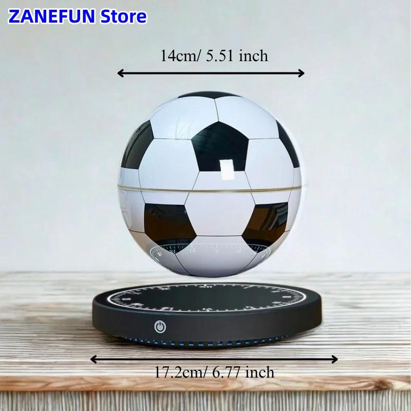 Magnetic Floating Football Globe for Soccer Ball Magnetic Levitating LED Night Light Floating Novelty Night Light Christmas Gift