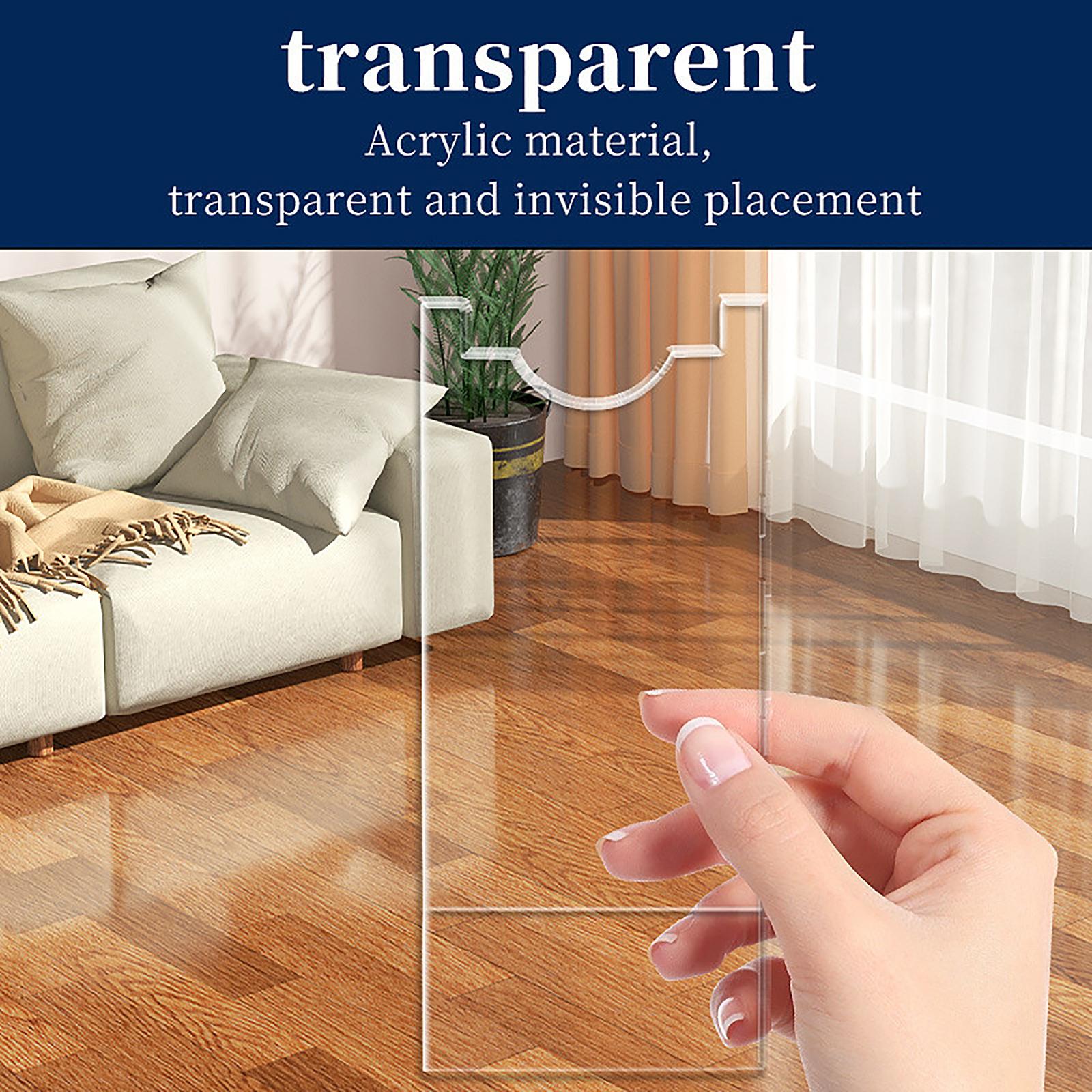 

Прозрачные настенные прокладки-распорки Защита для дивана и обогревателя Пожарная безопасность Защита безопасности стен One Size