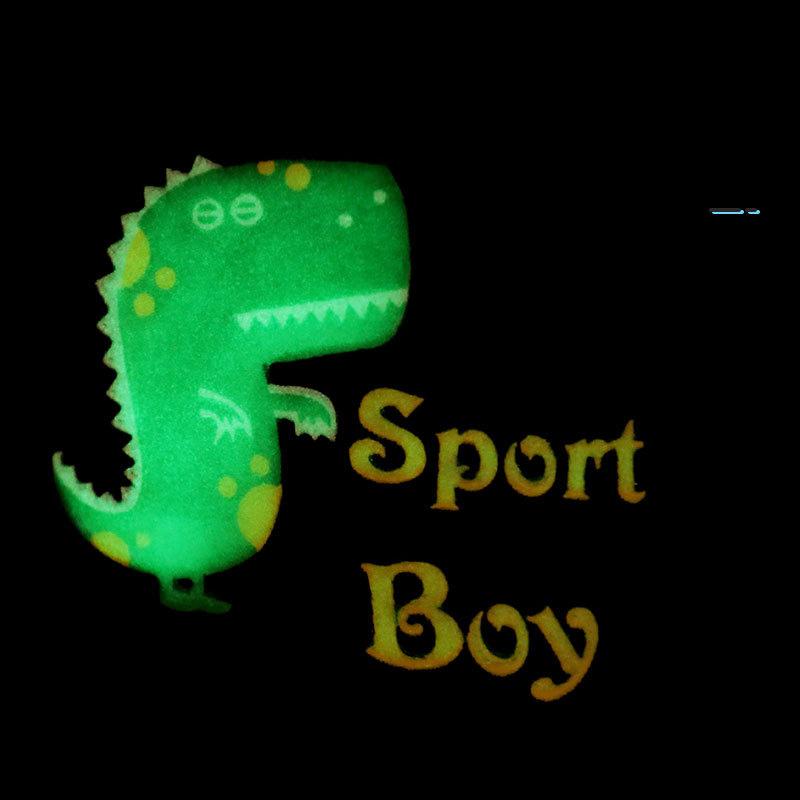 Winter Children's Gloves Cartoon Dinosaur Fluorescence Cycling Kids Warm Sports Skiing Windproof Waterproof Boys Girls Gloves