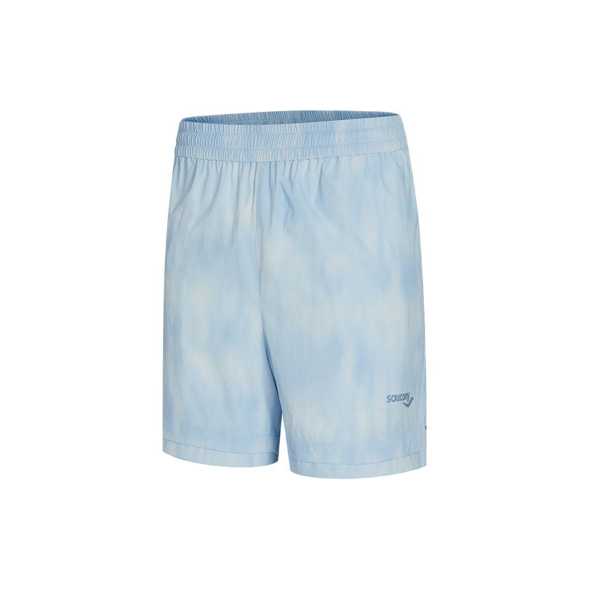 Saucony Lace-Up Woven Color-Block Casual Shorts Women shorts SA1269HP31L-PR254 M