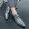Nuove scarpe da uomo in pelle a punta taglia grande 46 47 48 per abbigliamento formale da lavoro allacciate in vernice illuminano il viso aumentano
