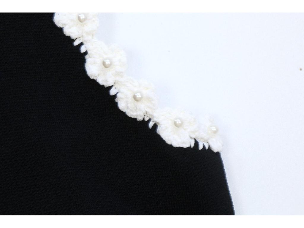 Lafite's New Spring/Summer French Floral Knit Vest Cardigan & Skirt Set