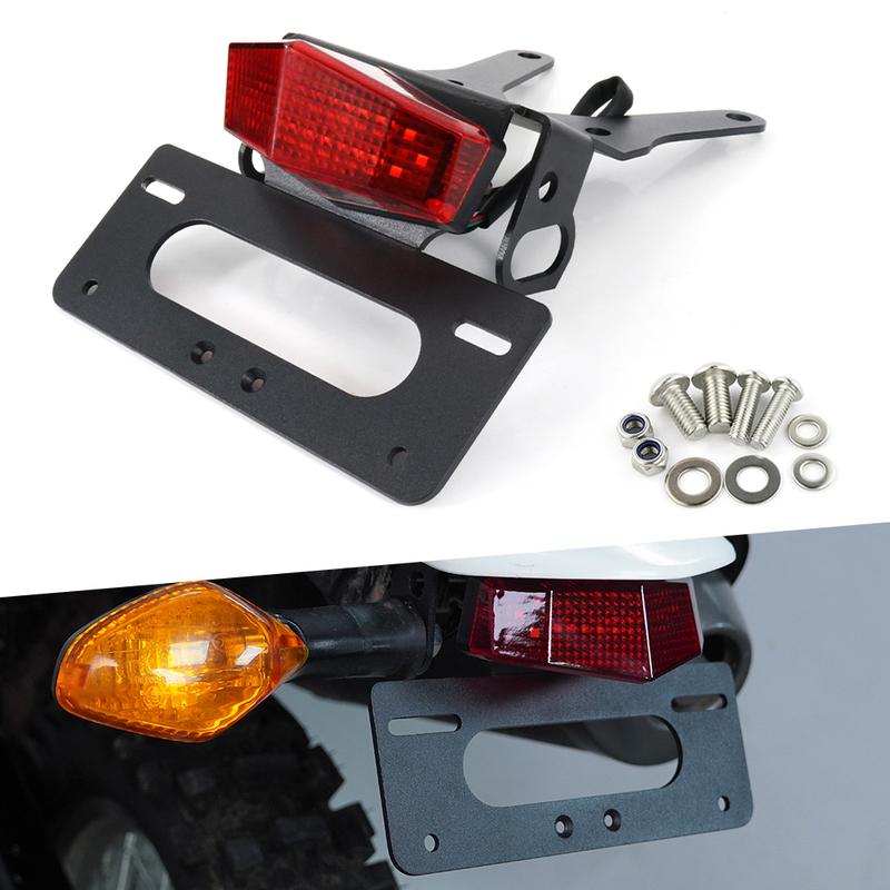Tail Tidy License Plate Holder with LED Light Fit For Honda CRF250L CRF250M 2013-2022 CRF250 Rally 2017-2022 Fender Eliminator