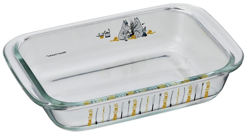 Skater Moomin Kitchen Heat-Resistant Glass Dish, Oven-Safe, 700ml, GCD1-A