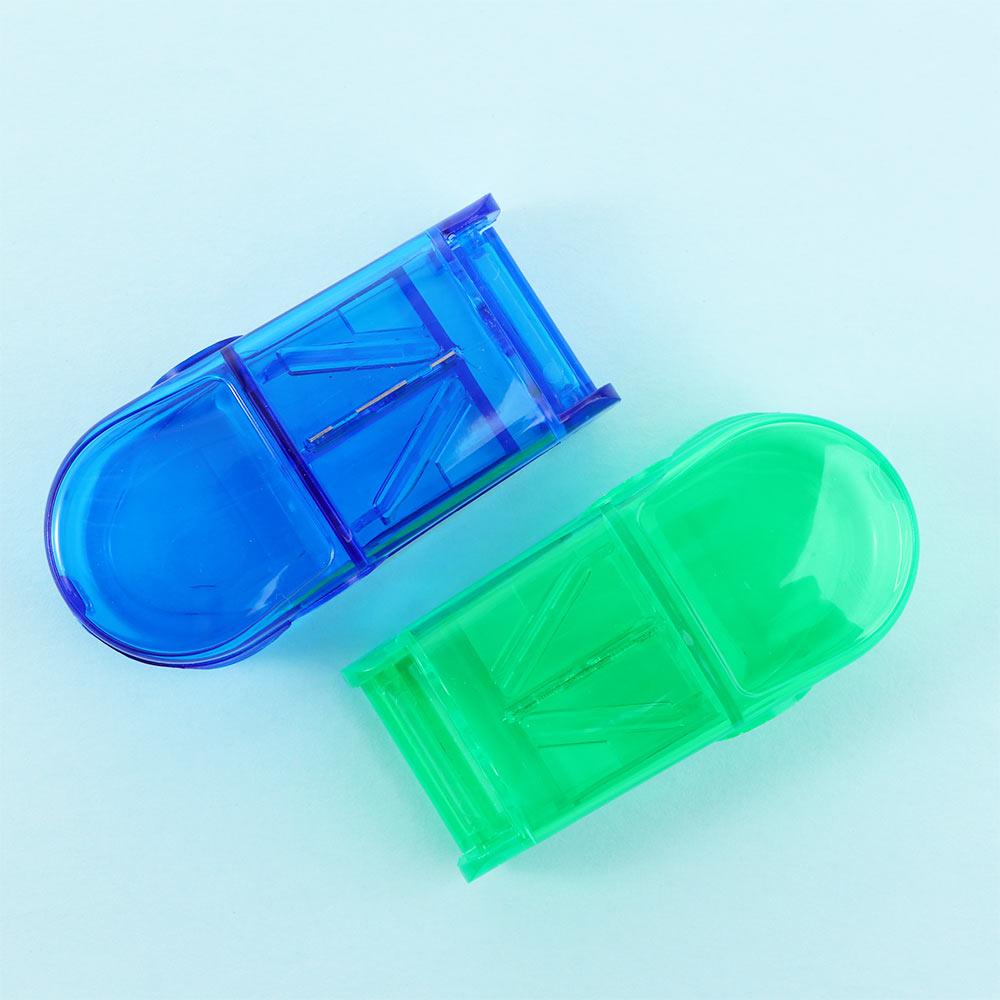 Cutter Splitter Home Pill Storage Drug Box Storage Box Pill Cutter Splitter Safety Pill Cases