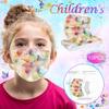 10PC Children's Tie-dyed Disposable  Industrial Three Layer Face Mask