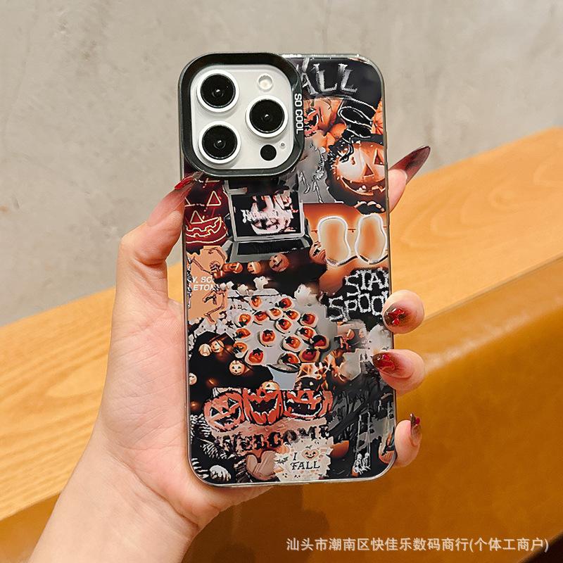 Creative Apple 16PROMAX Cartoon iPhone14PLUS Simple 13PRO Anti-drop 11/12 Mobile Phone Case X/XS