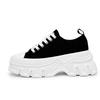 Neue Schuhe dicke Sohle erhöhend Herrenschuhe Taschenkopf lässig klassisch niedrig geschnitten heiß verkaufend Übergröße Damenschuhe europäische Größe